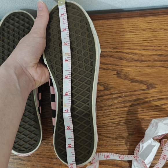 Y2K Rare KVD Vans Black Pink Women's 7.5 Slip On Ballet Shoes - Picture 11 of 12